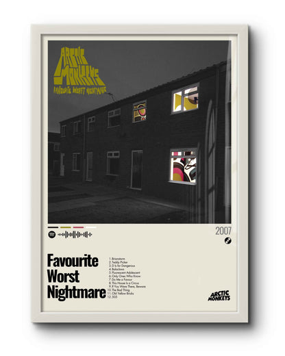 Quadro: Favourite Worst Nightmare (2007) by Arctic Monkeys - Quadraê