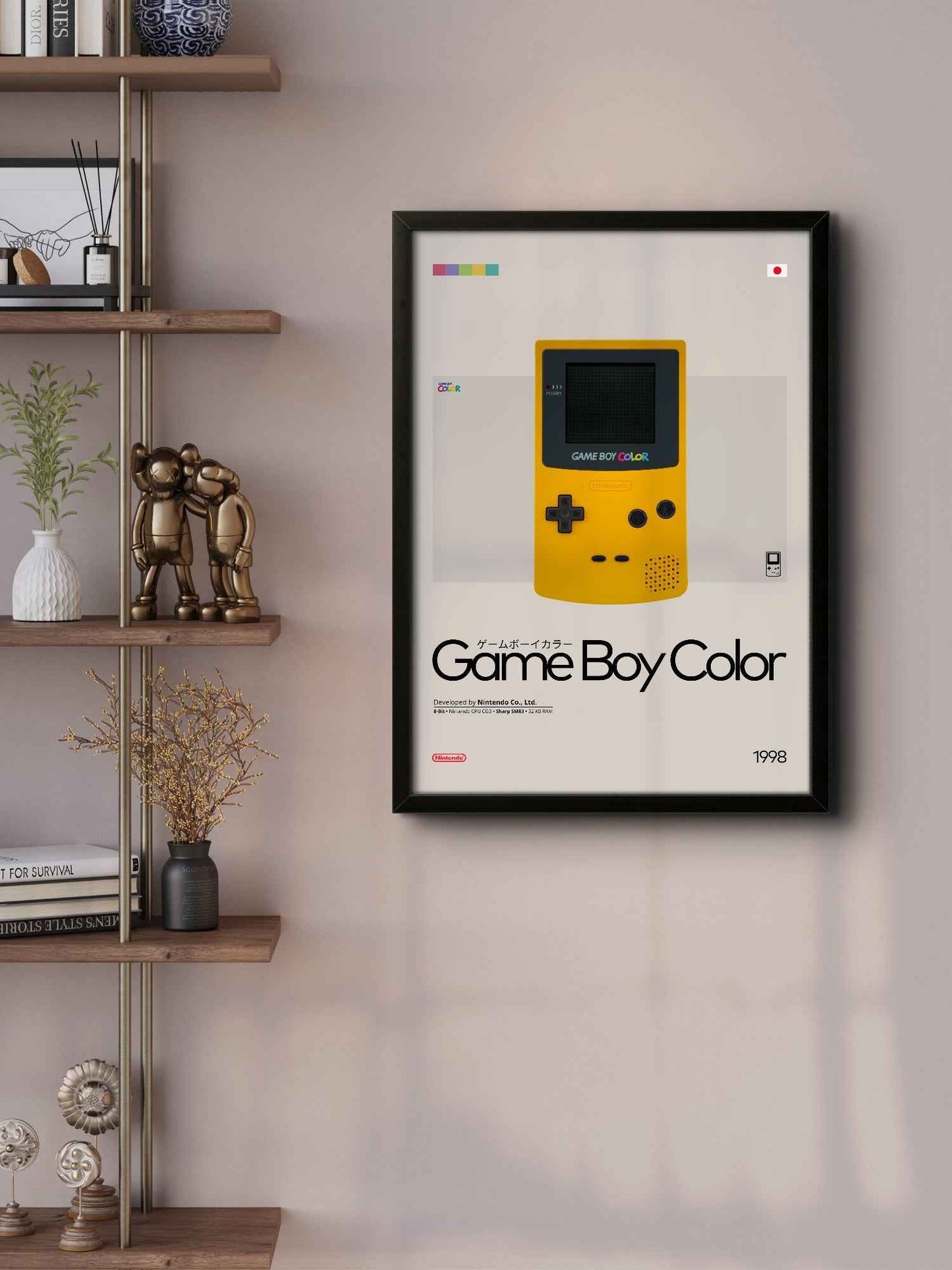 Quadro: Game Boy Color (GBC) by Nintendo (1998) / Consoles