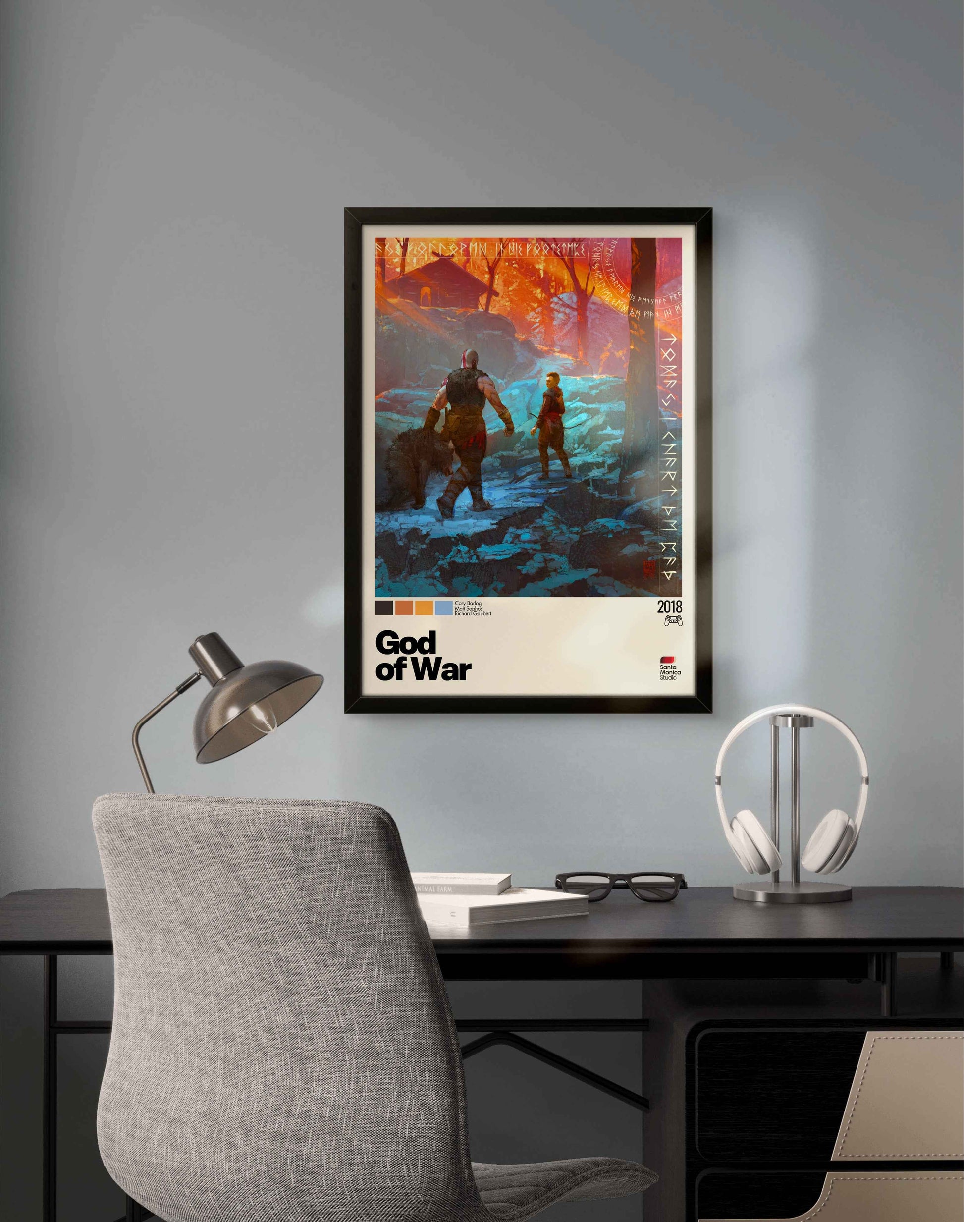 Quadro: God of War (2018) v3 - Quadraê