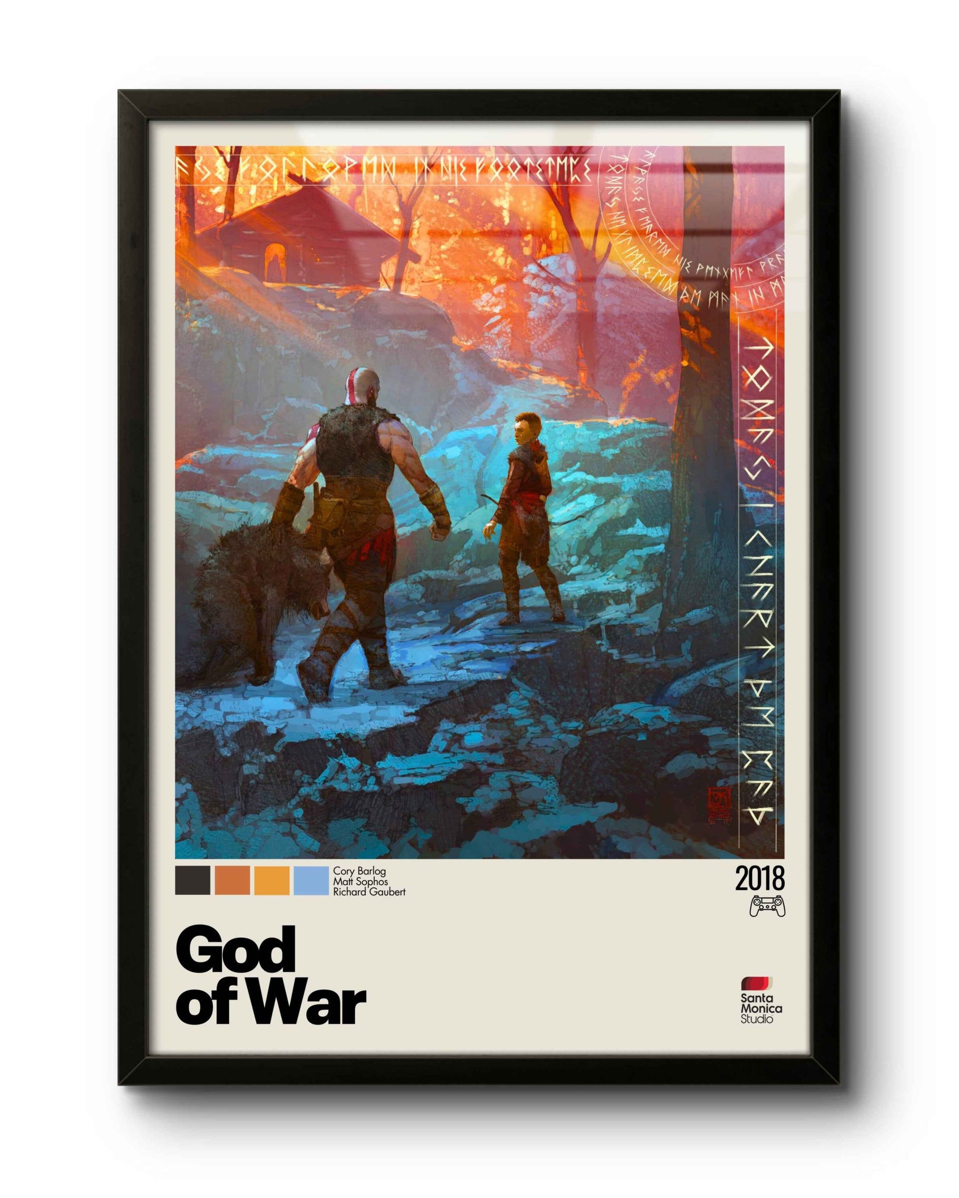 Quadro: God of War (2018) v3 - Quadraê