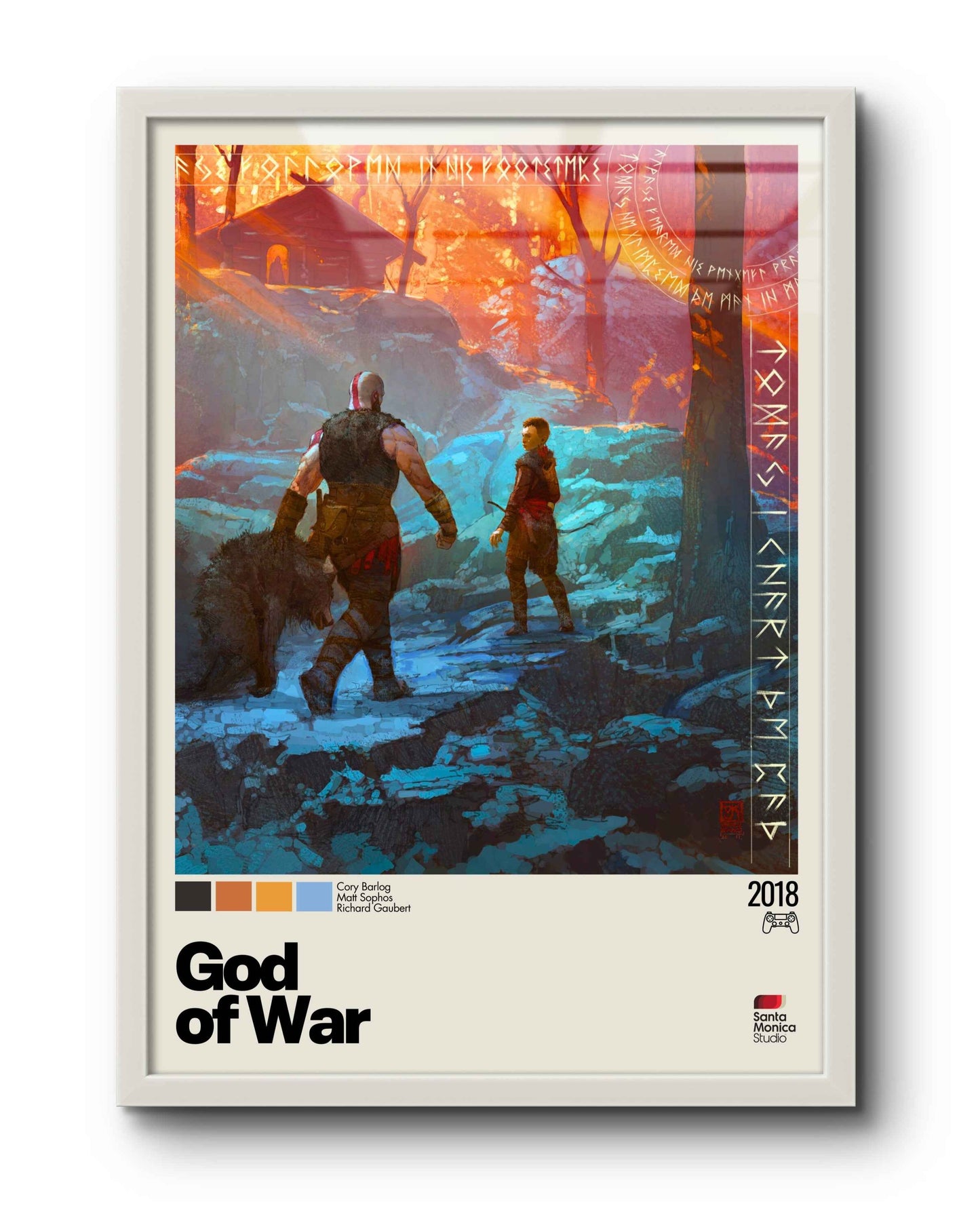 Quadro: God of War (2018) v3 - Quadraê