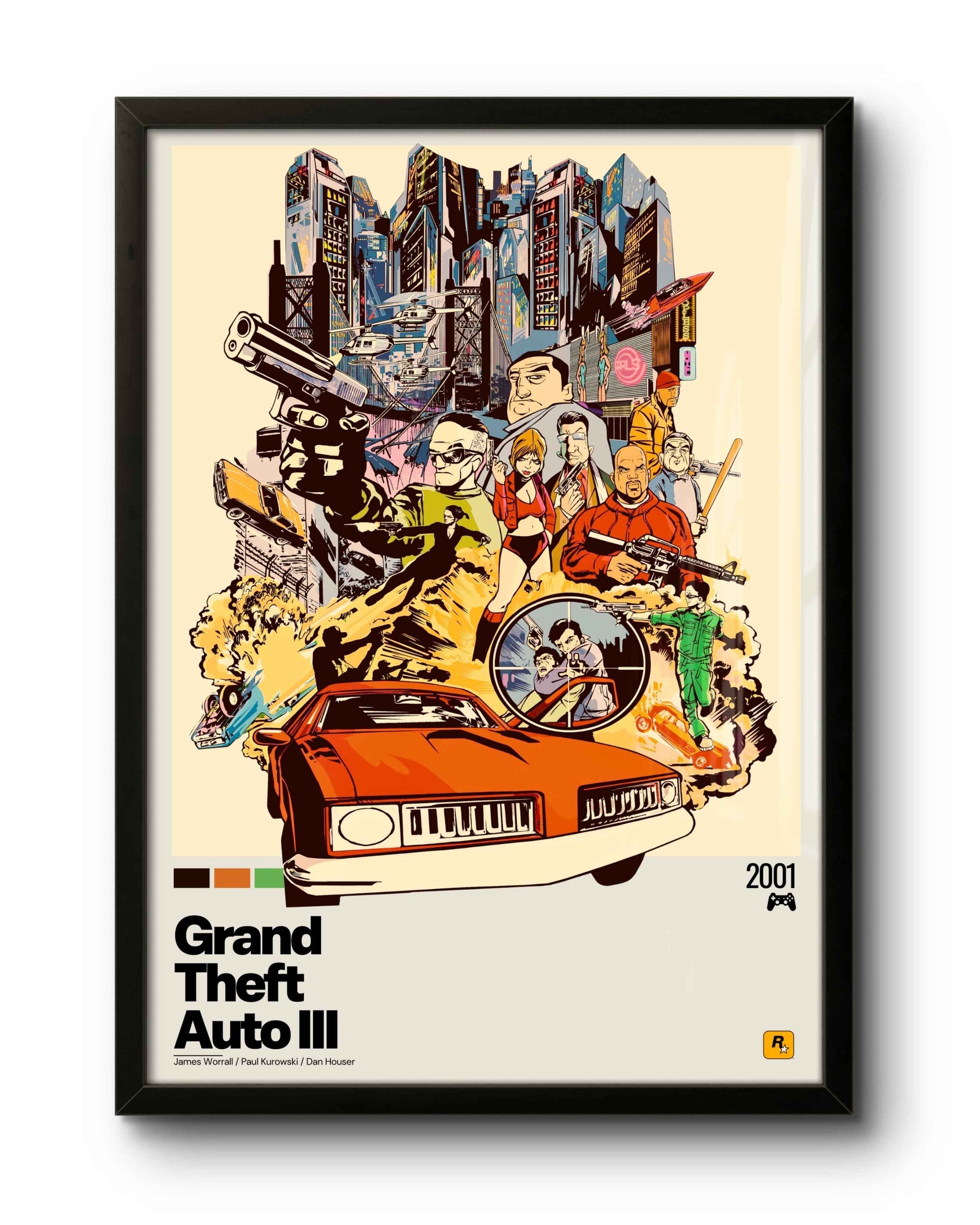 Quadro: Grand Theft Auto III / GTA III (2001)