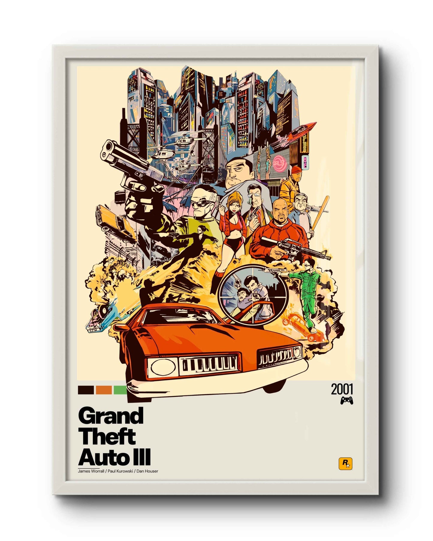 Quadro: Grand Theft Auto III / GTA III (2001)