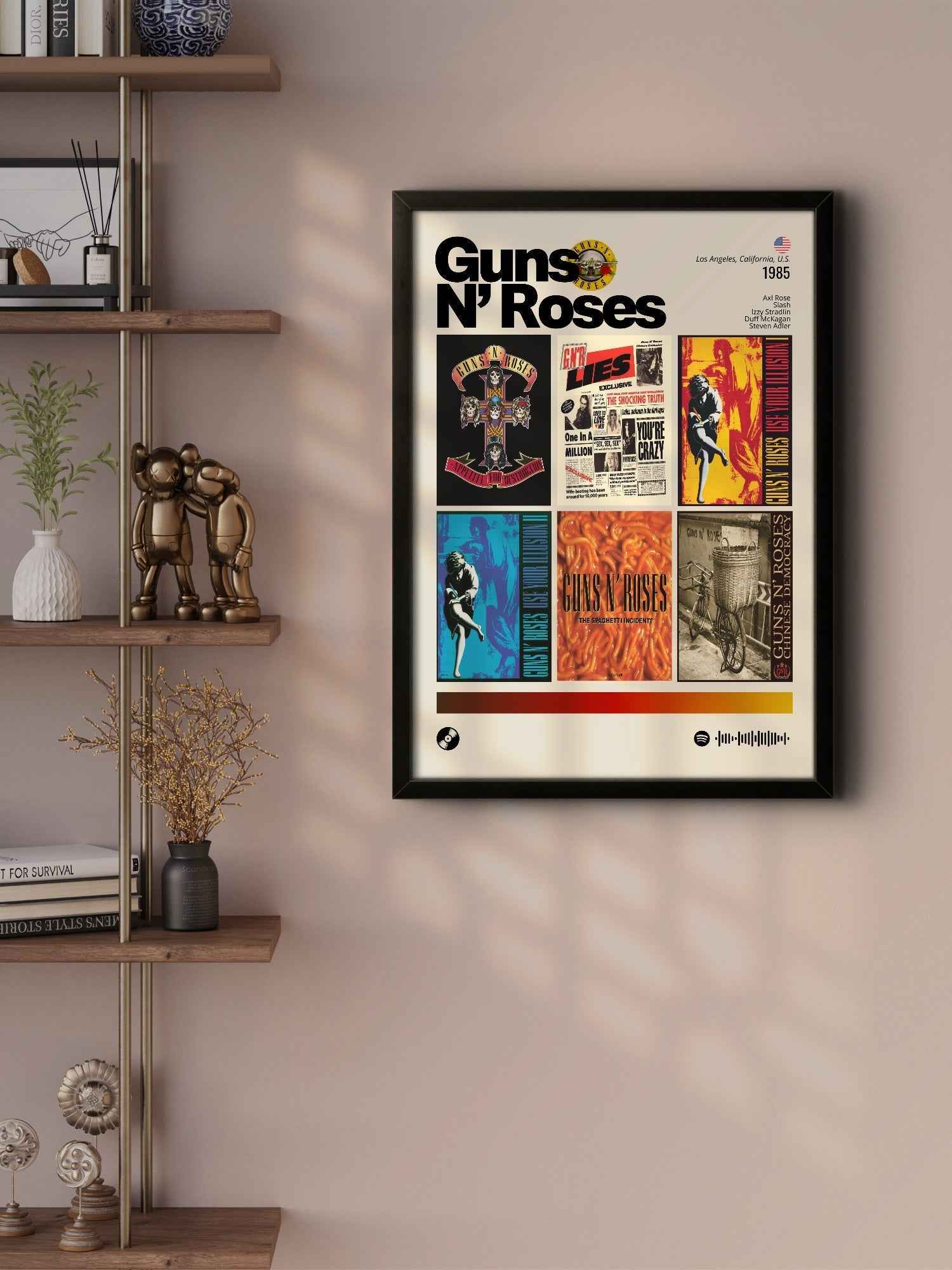 Quadro: Guns N' Roses / Discografia (1985)