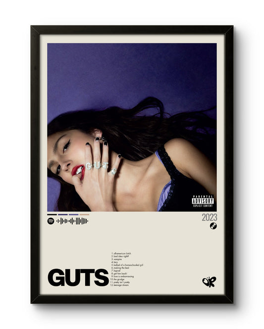 Quadro: Guts (2023) by Olivia Rodrigo - Quadraê
