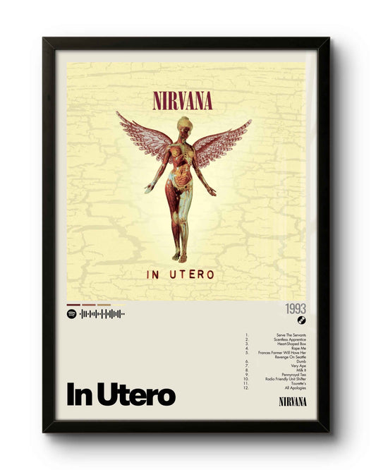 Quadro: In Utero (1993) by Nirvana