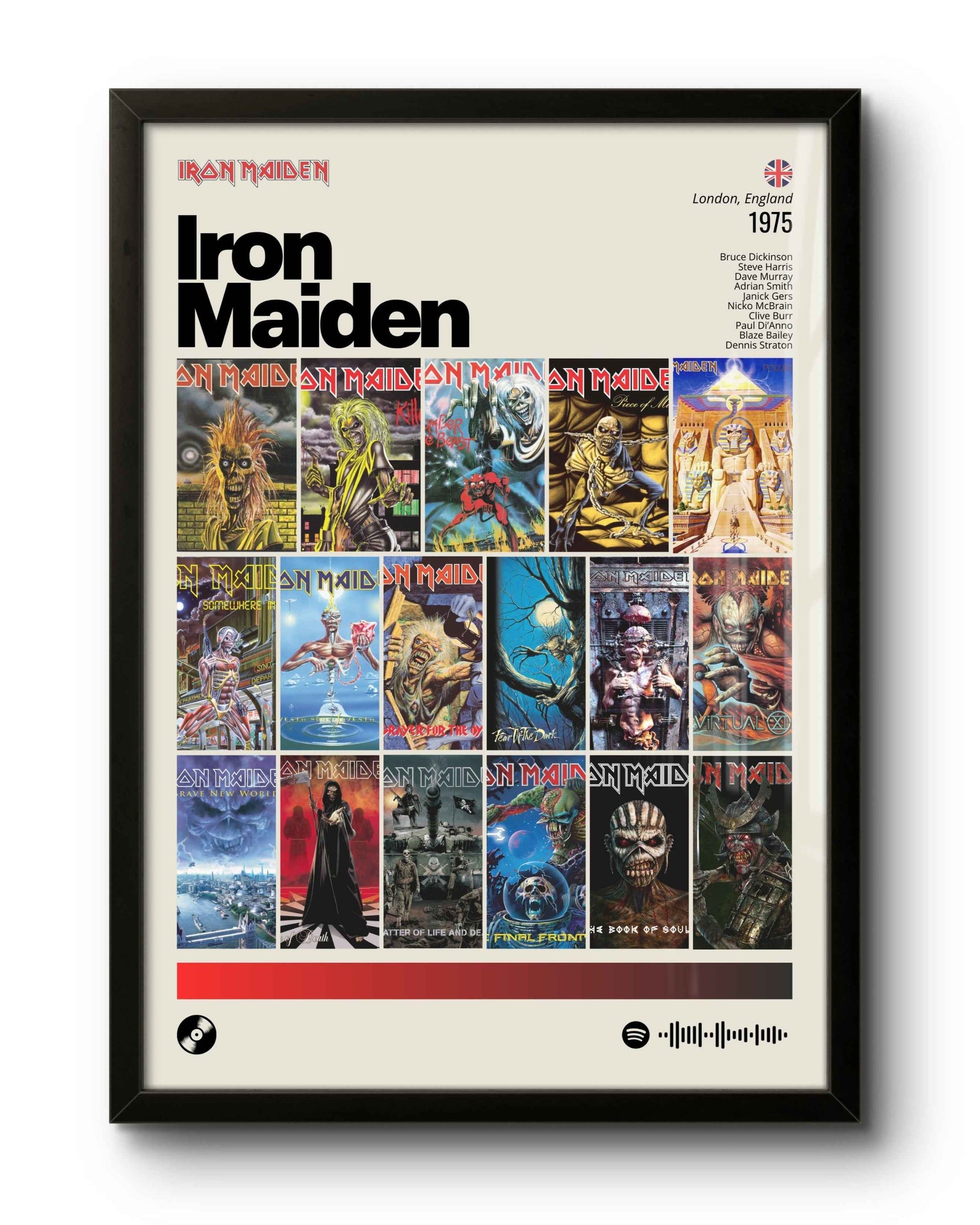 Quadro: Iron Maiden / Discografia (1975)