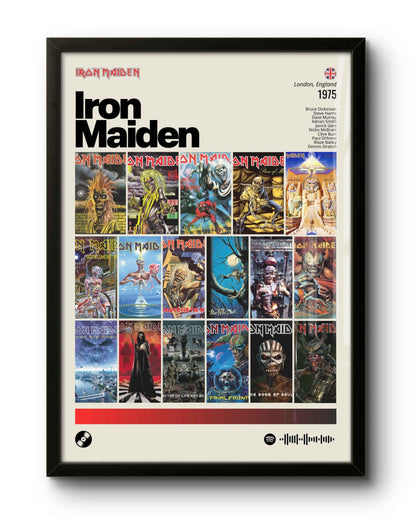 Quadro: Iron Maiden / Discografia (1975)