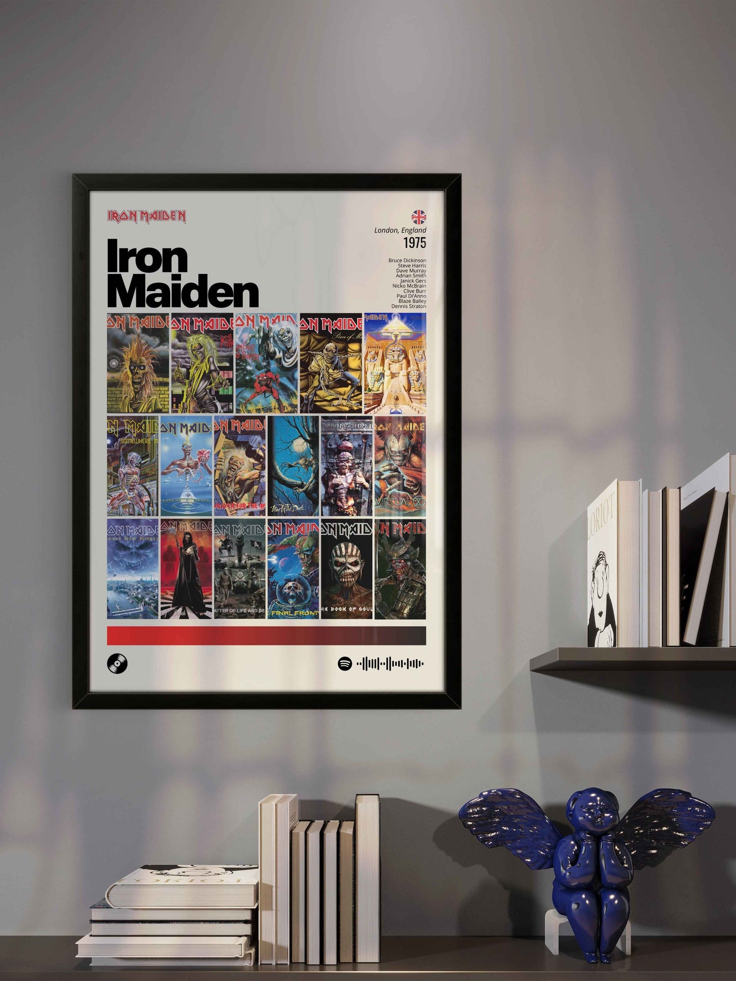 Quadro: Iron Maiden / Discografia (1975)