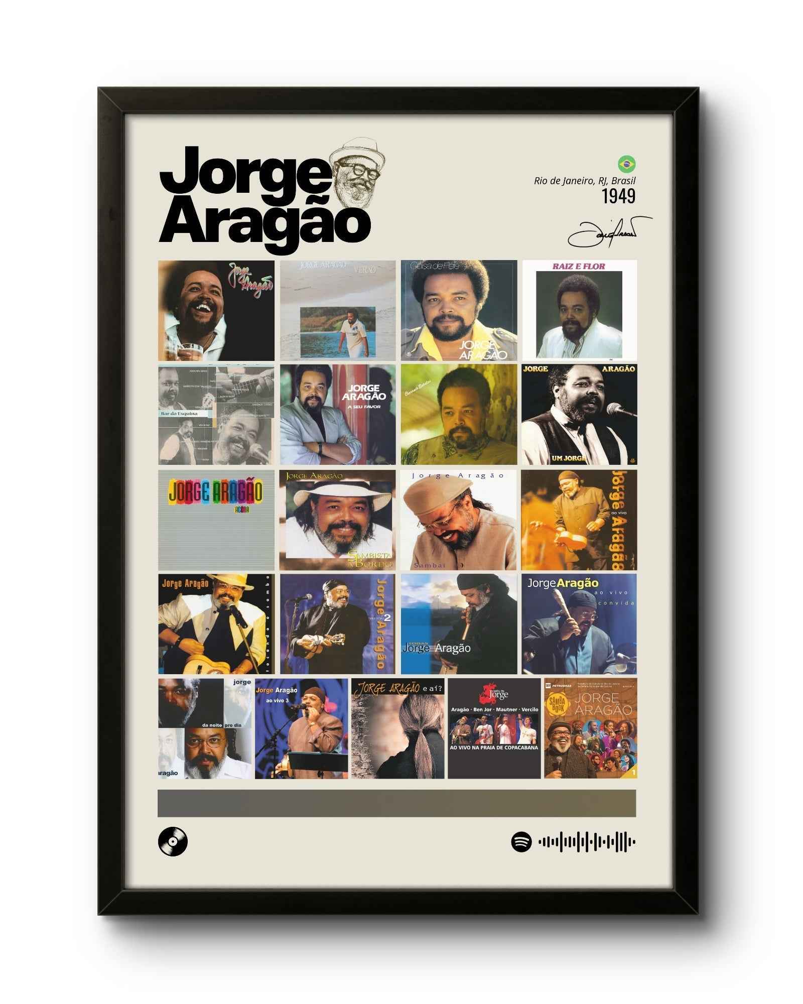 Quadro: Jorge Aragão / Discografia (1949)