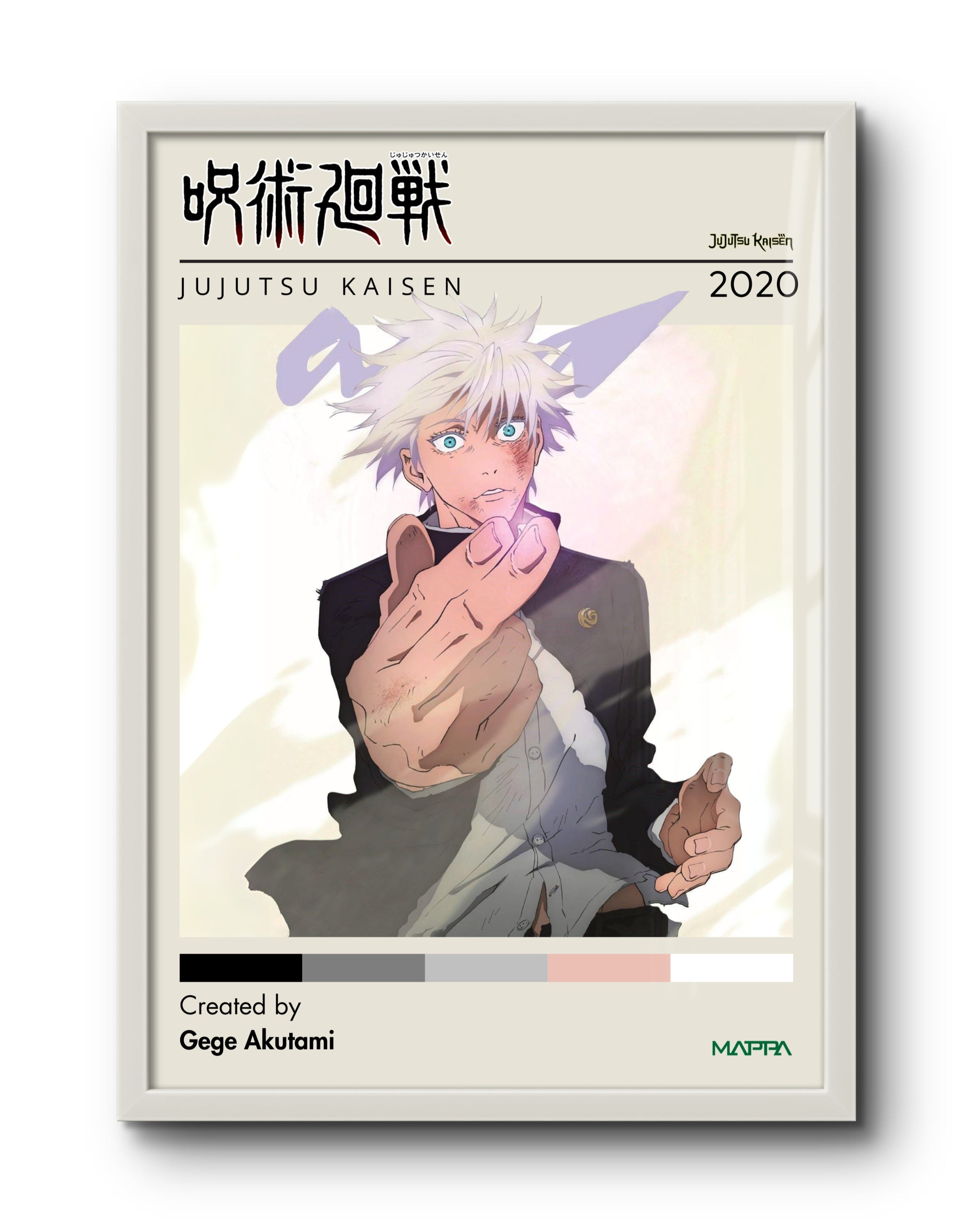 Quadro: Jujutsu Kaisen (2020) - Quadraê
