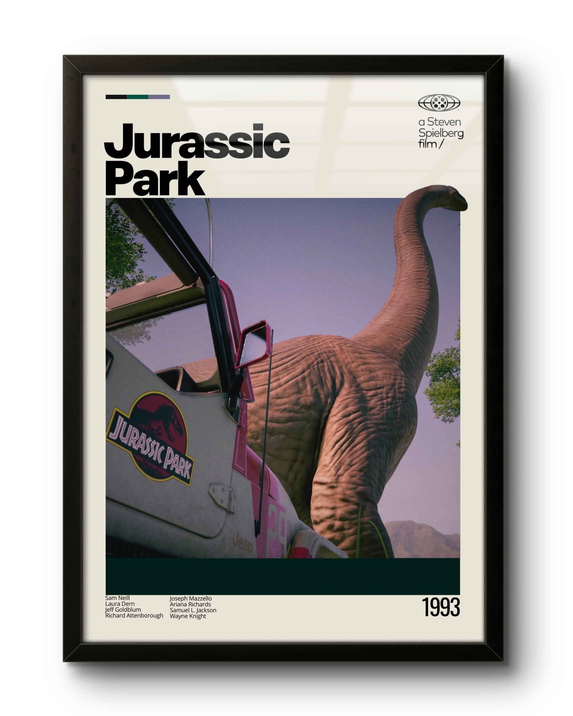 Quadro: Jurassic Park - O Parque dos Dinossauros (1993) v2