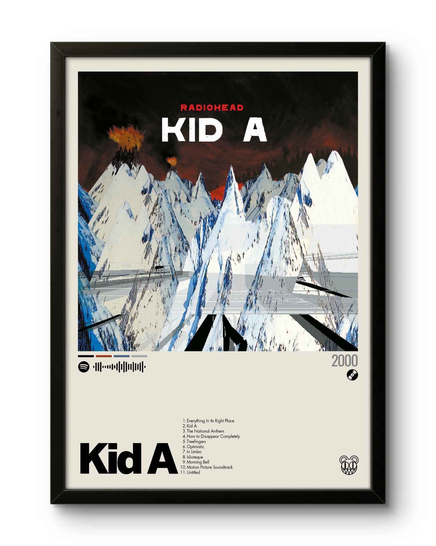 Quadro: Kid A (2000) by Radiohead - Quadraê