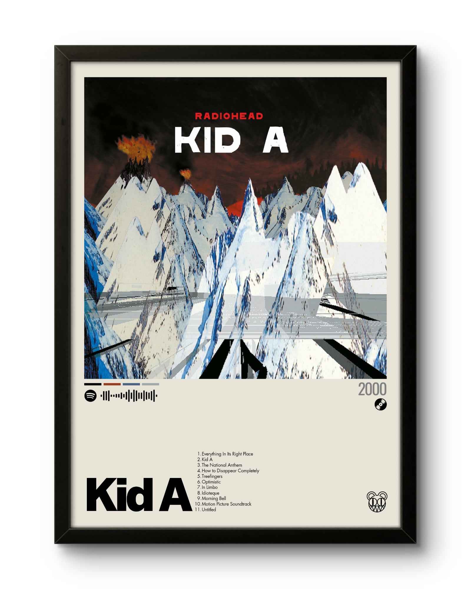Quadro: Kid A (2000) by Radiohead - Quadraê