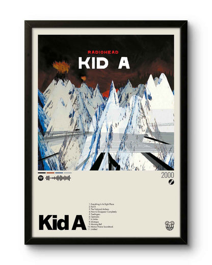 Quadro: Kid A (2000) by Radiohead - Quadraê
