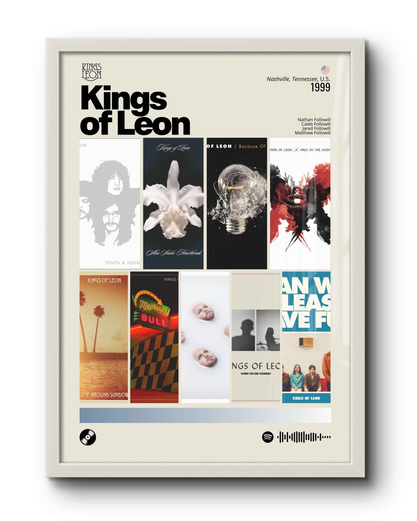 Quadro: Kings of Leon / Discografia (1999)