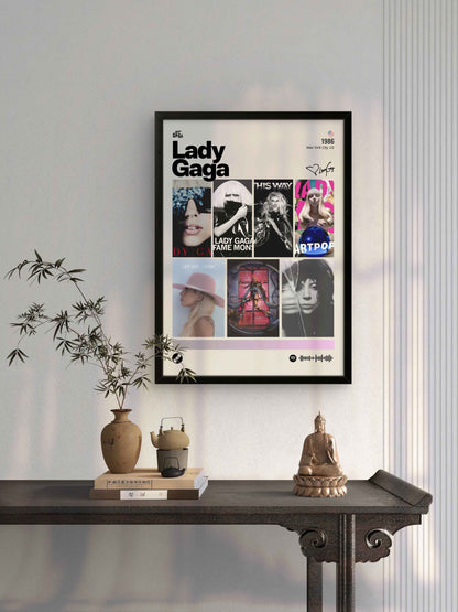 Quadro: Lady Gaga / Discografia (1986)