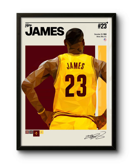 Quadro: Lebron James / Cleveland Cavaliers (NBA)