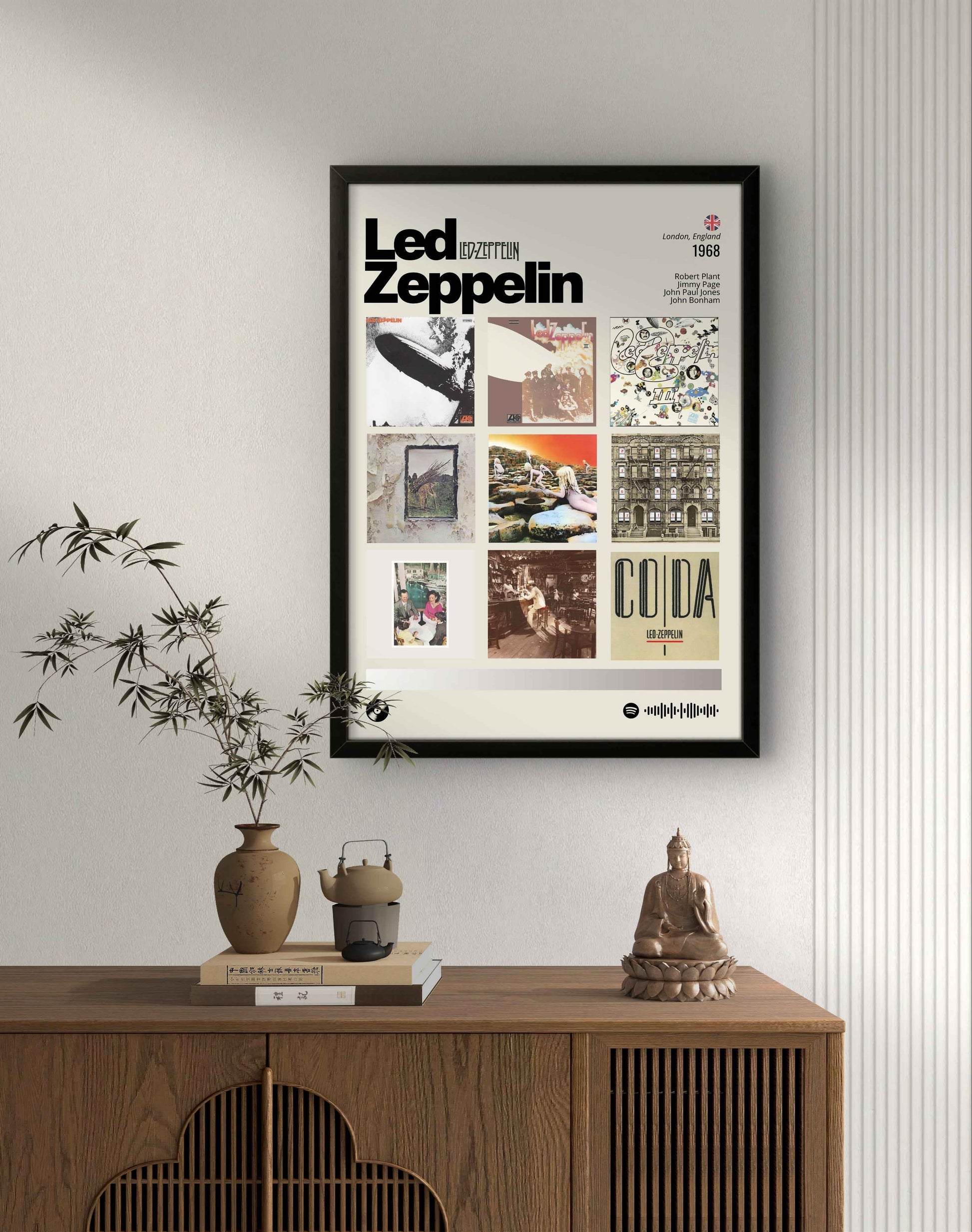 Quadro: Led Zeppelin / Discografia (1968)