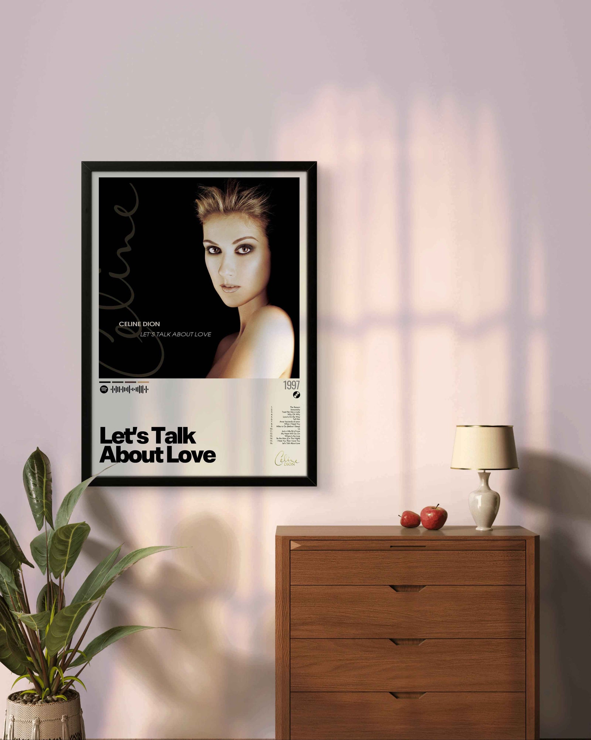 Quadro: Let's Talk About Love (1997) by Celine Dion