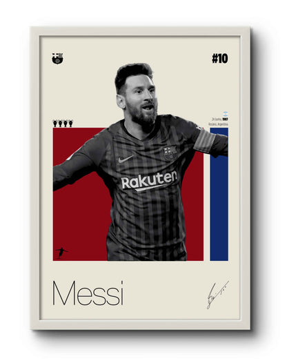 Quadro: Lionel Messi (FCB)
