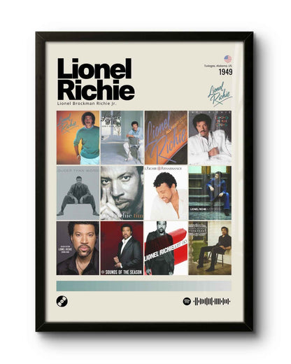 Quadro: Lionel Richie / Discografia (1949)