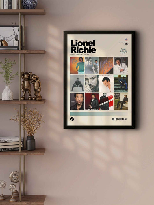 Quadro: Lionel Richie / Discografia (1949)