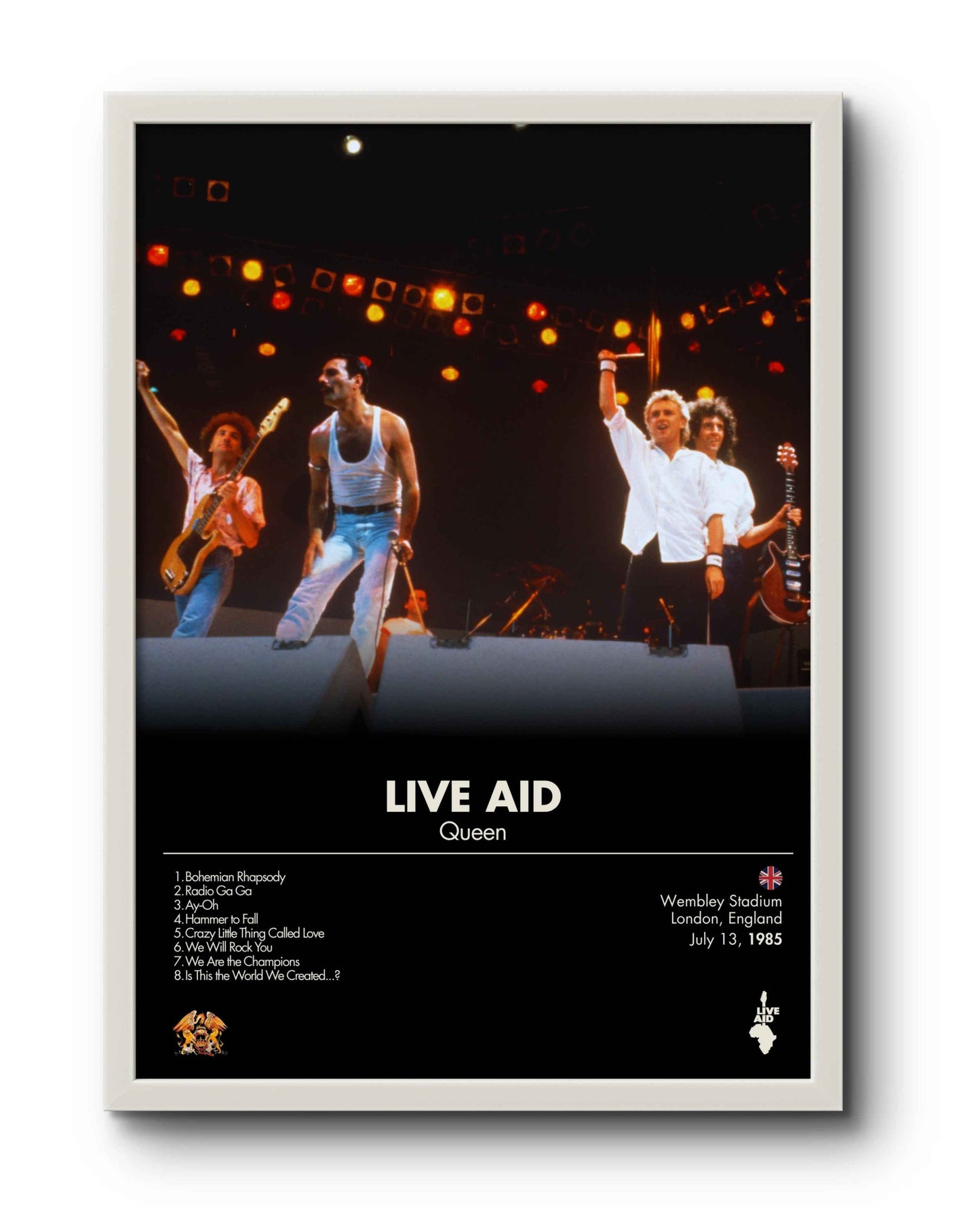 Quadro: Live Aid / Queen (1985)
