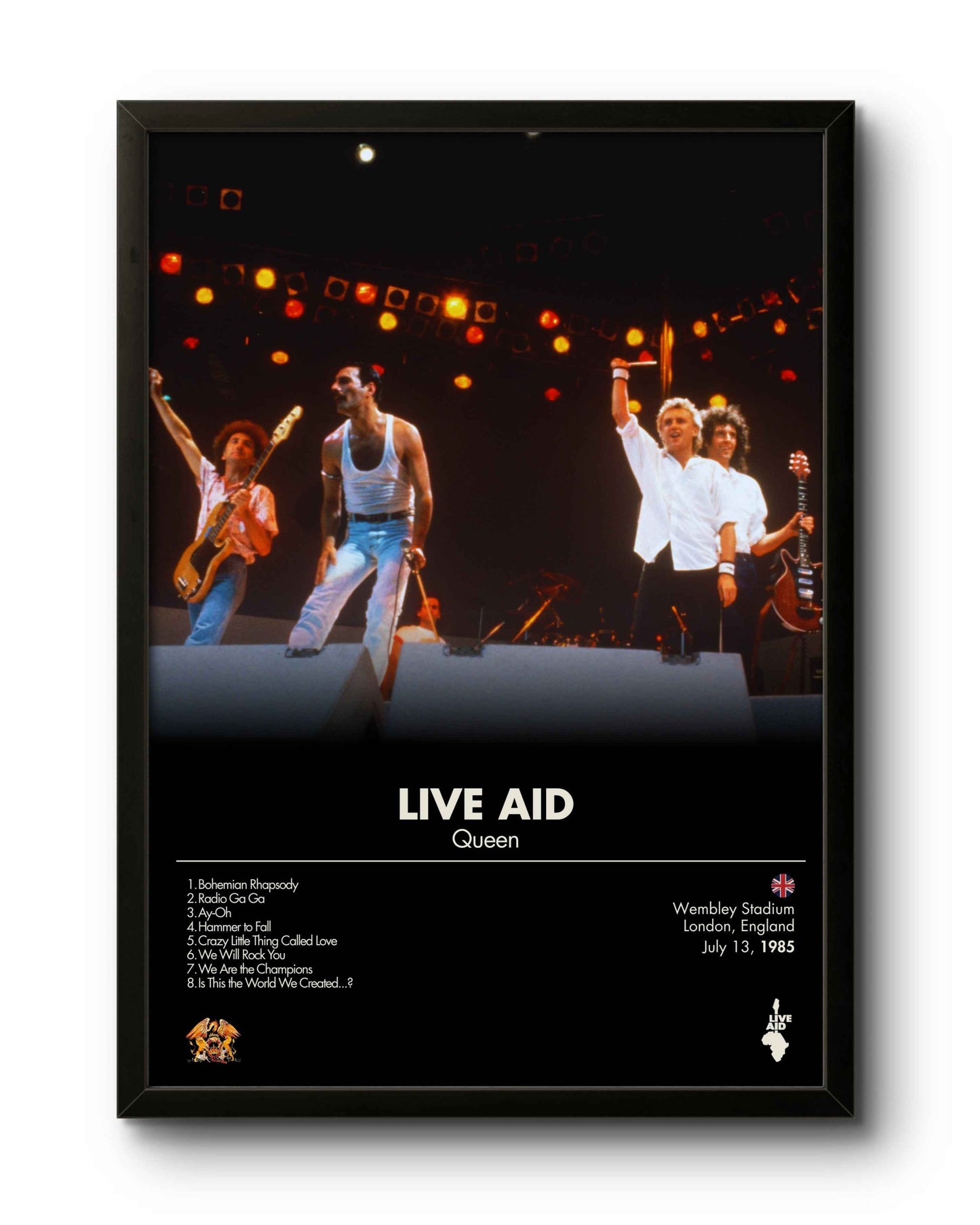 Quadro: Live Aid / Queen (1985)