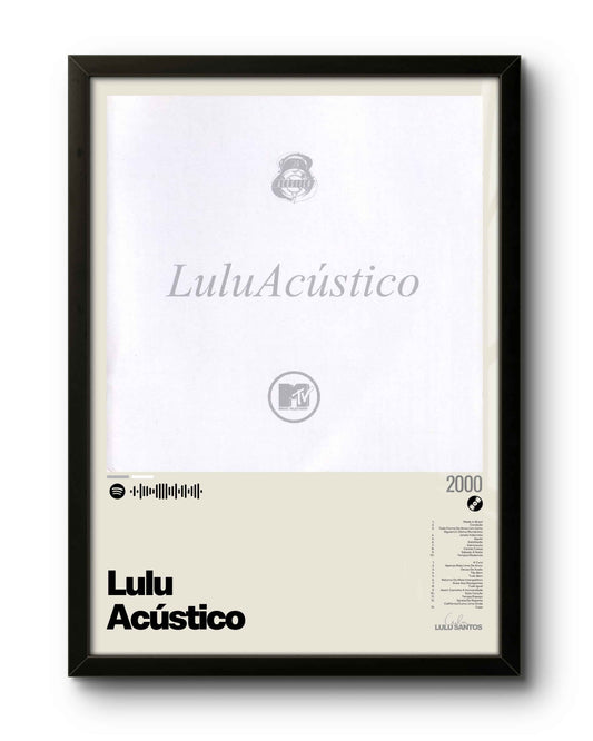 Quadro: Lulu Acústico (2000) por Lulu Santos - Quadraê