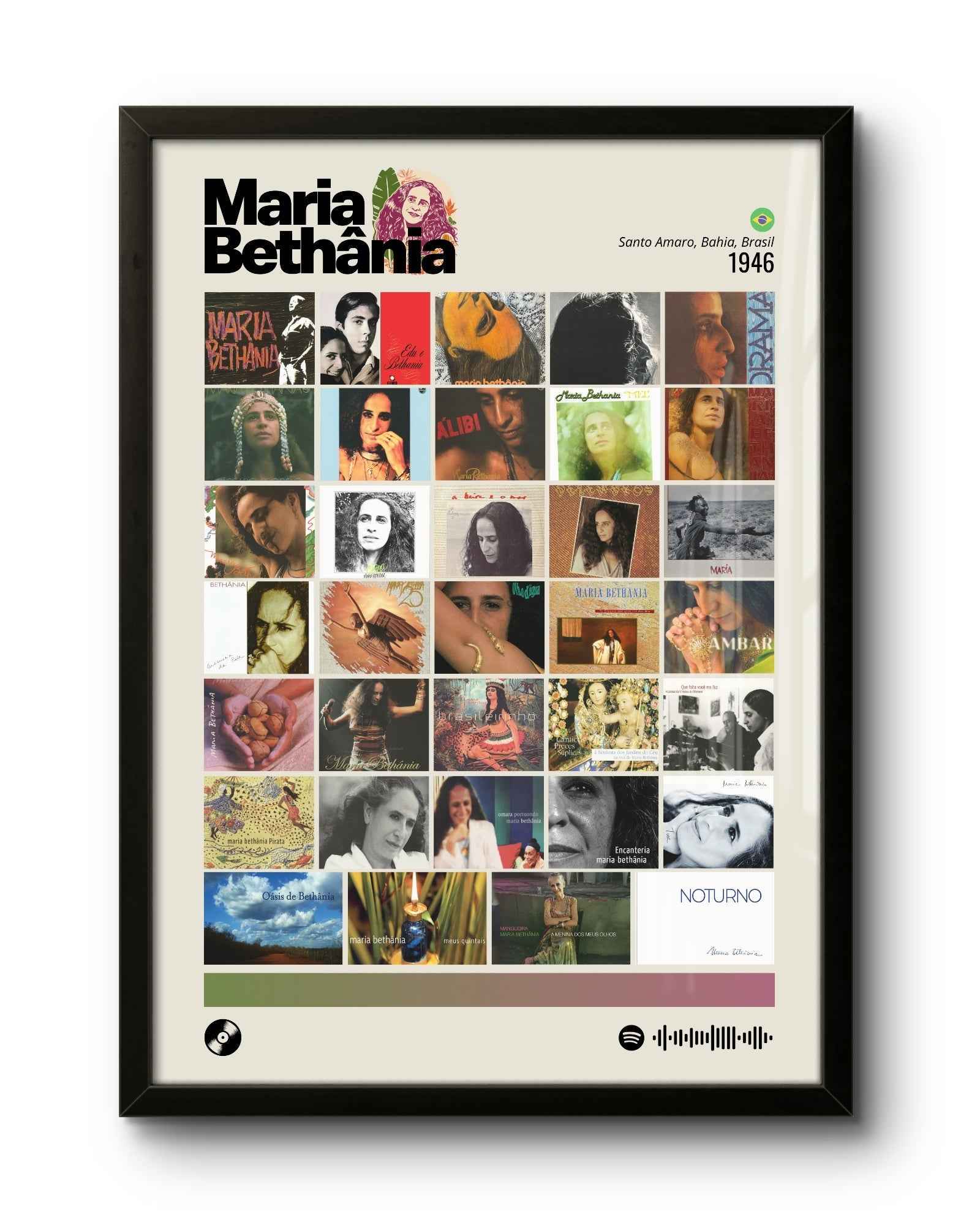 Quadro: Maria Bethânia / Discografia (1946)