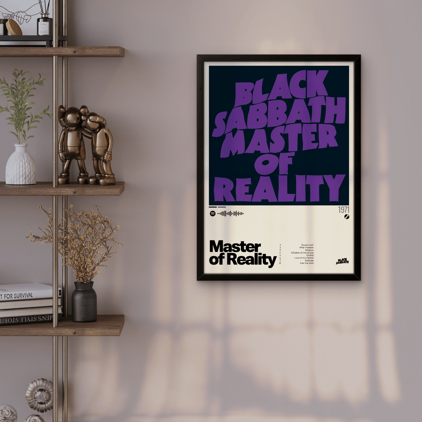Quadro: Master of Reality (1971) by Black Sabbath - Quadraê