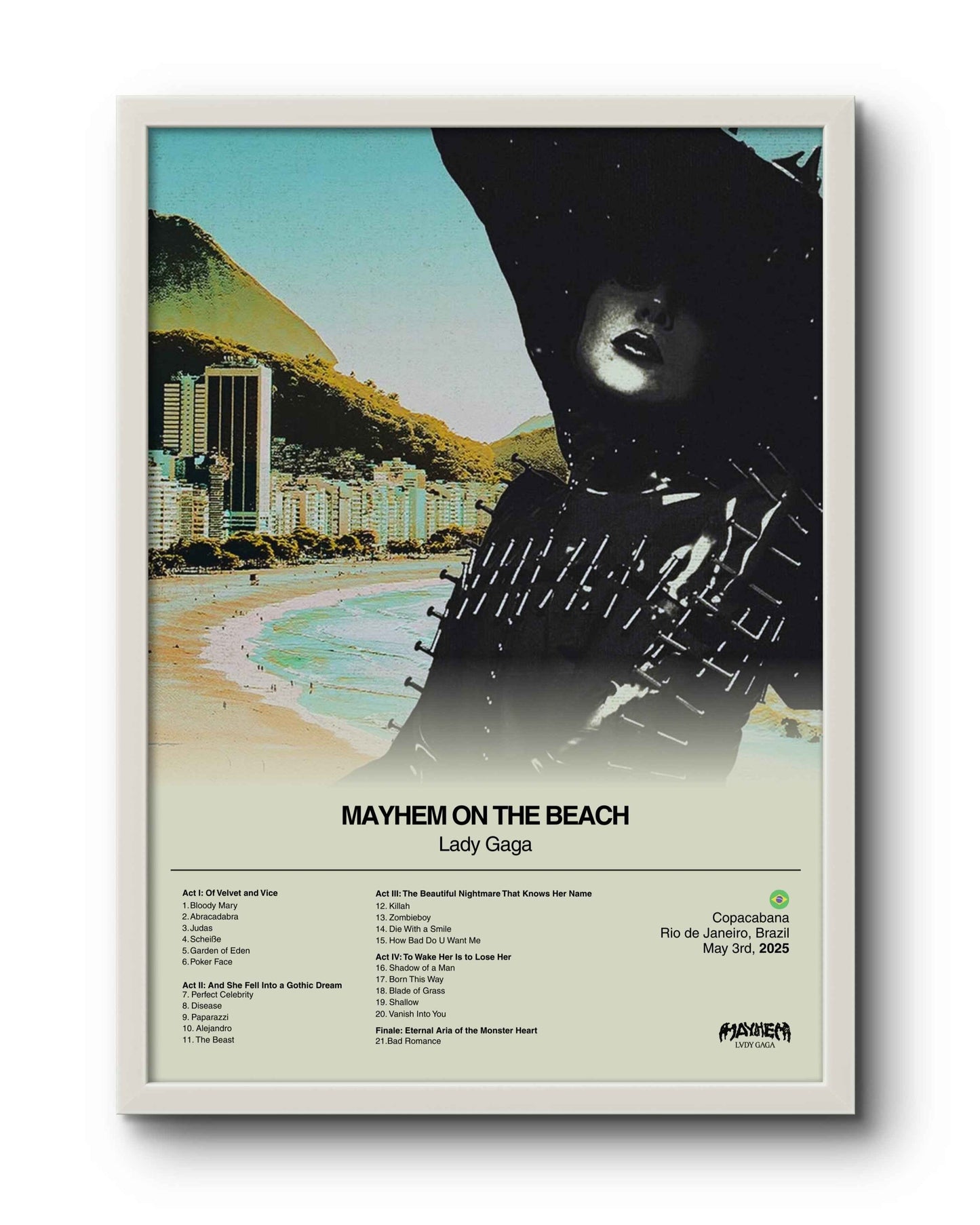 Quadro: Mayhem on the Beach / Lady Gaga (2025)