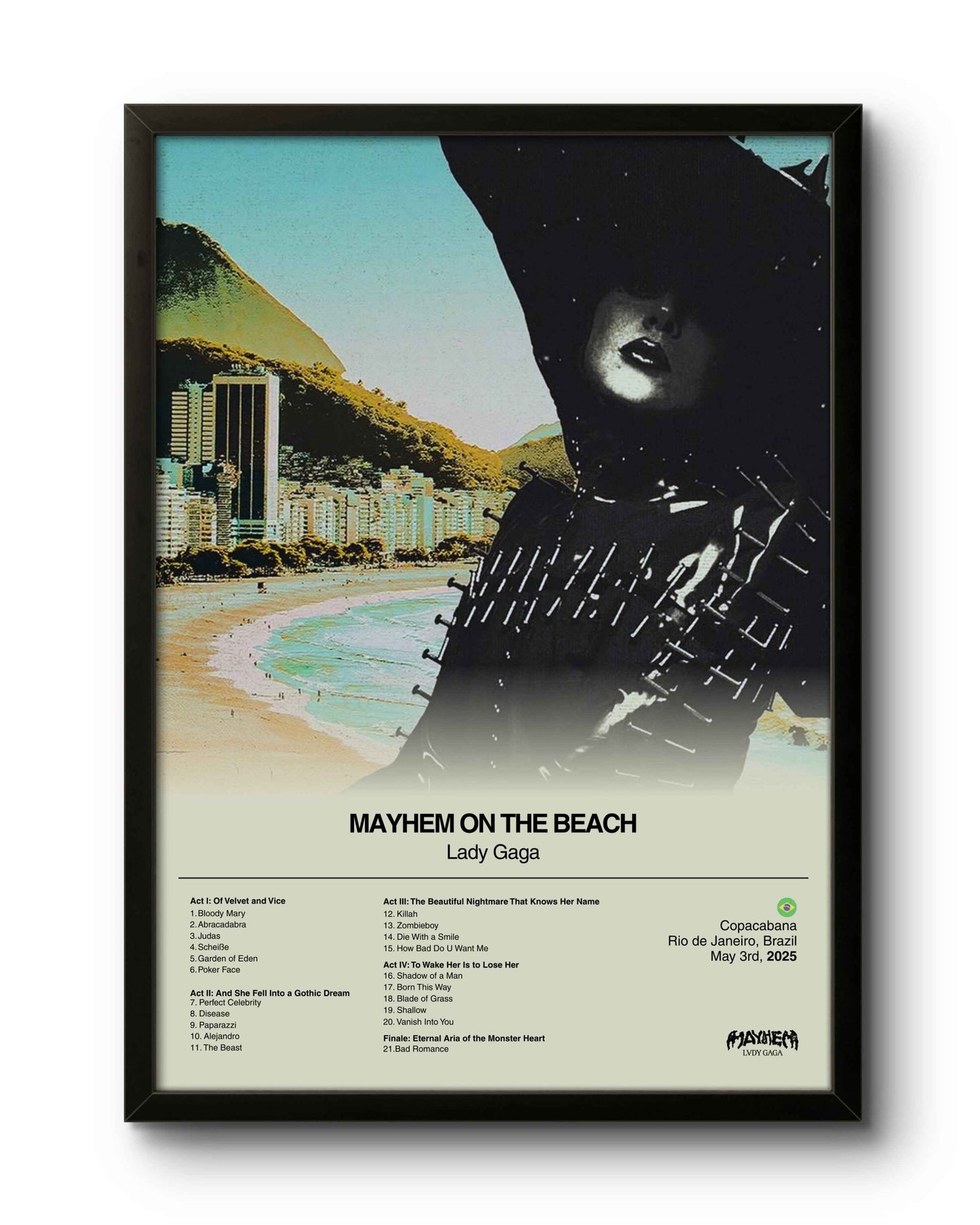 Quadro: Mayhem on the Beach / Lady Gaga (2025)