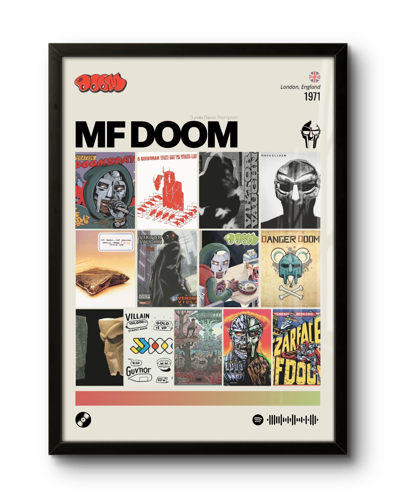 Quadro: MF DOOM / Discografia (1971) - Quadraê
