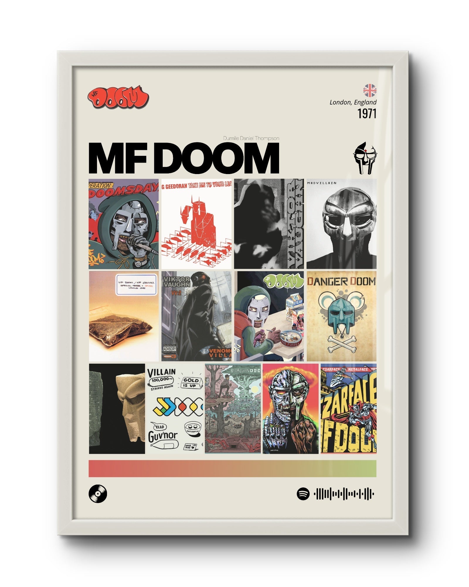 Quadro: MF DOOM / Discografia (1971) - Quadraê