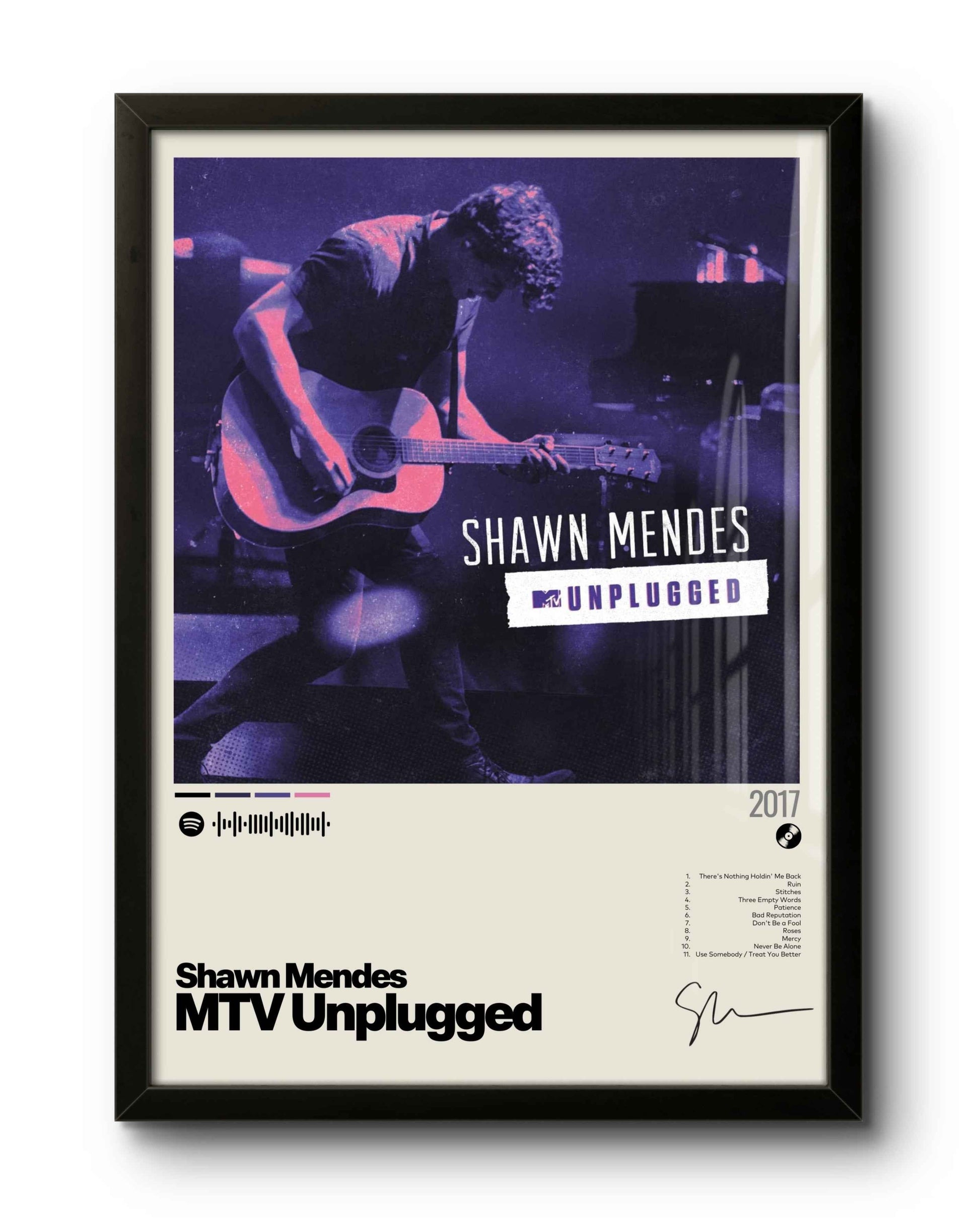 Quadro: MTV Unplugged (2017) by Shawn Mendes - Quadraê