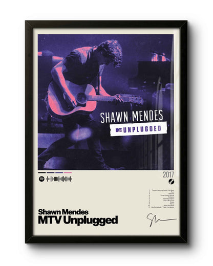 Quadro: MTV Unplugged (2017) by Shawn Mendes - Quadraê