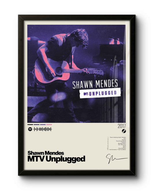 Quadro: MTV Unplugged (2017) by Shawn Mendes - Quadraê