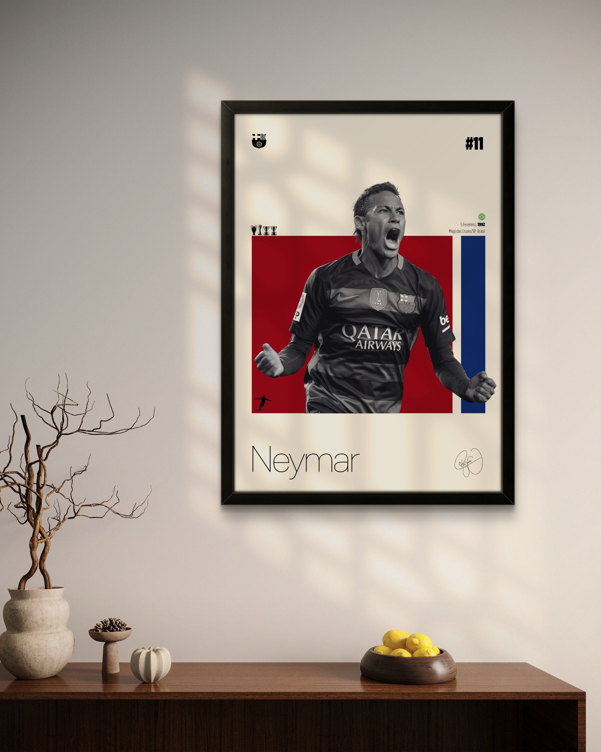 Quadro: Neymar Jr. (FCB) - Quadraê