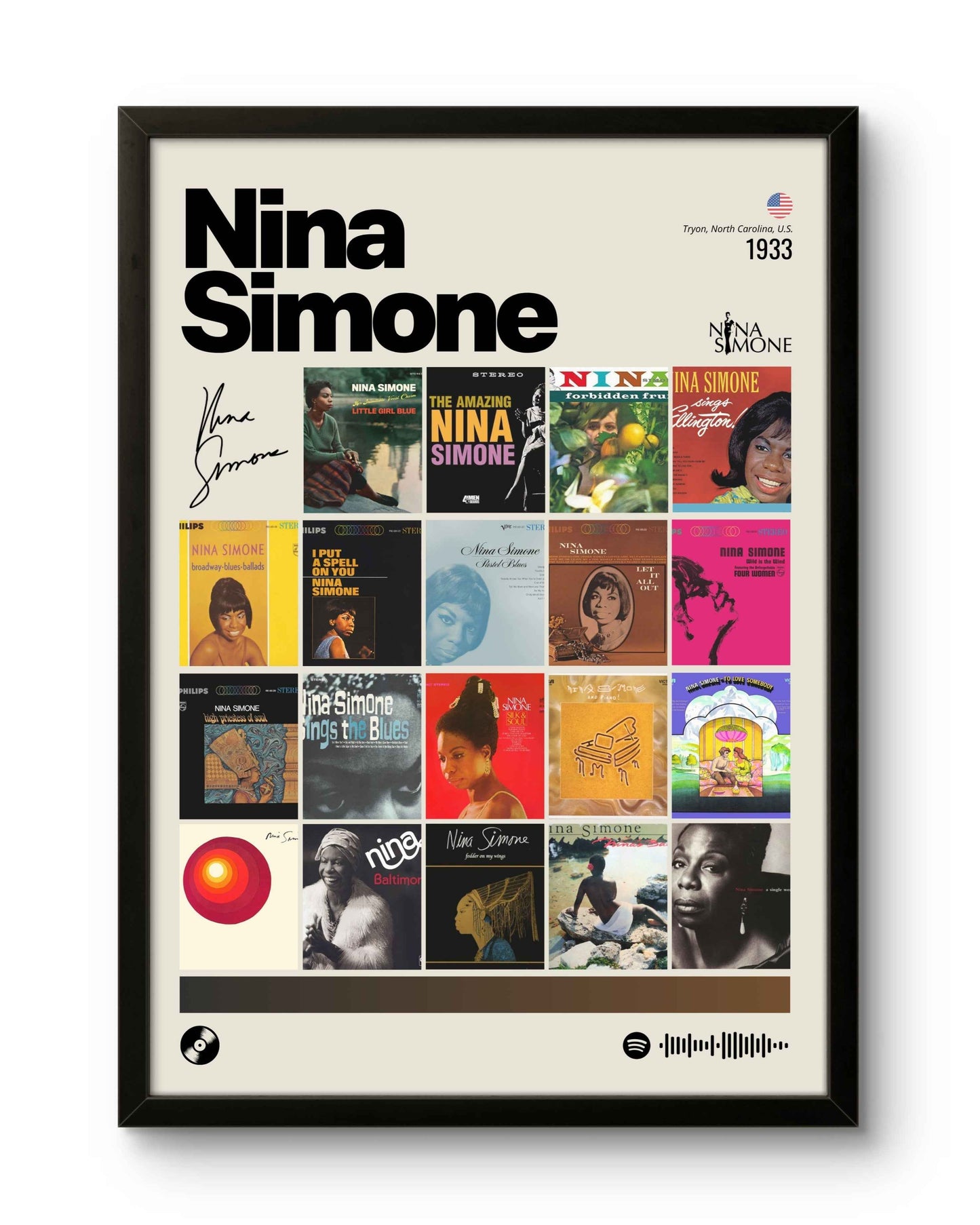 Quadro: Nina Simone / Discografia (1933)