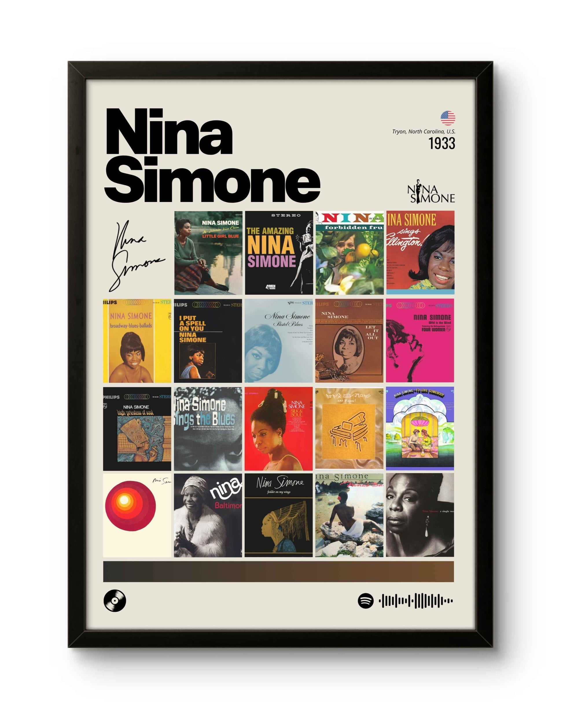 Quadro: Nina Simone / Discografia (1933)