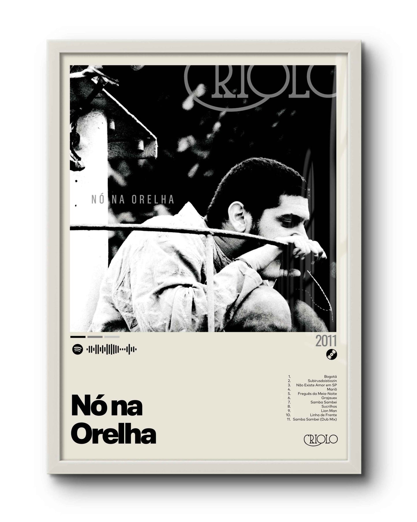 Quadro: Nó na Orelha (2011) por Criolo