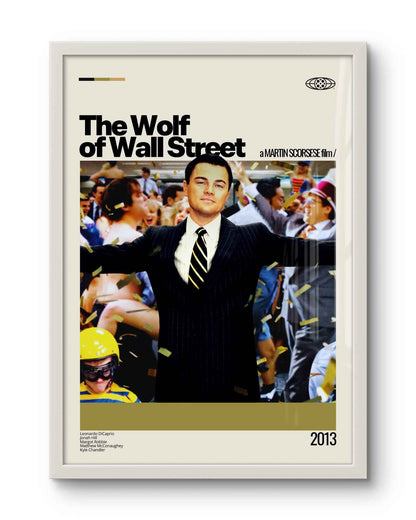 Quadro: O Lobo de Wall Street (2013) v3 - Quadraê