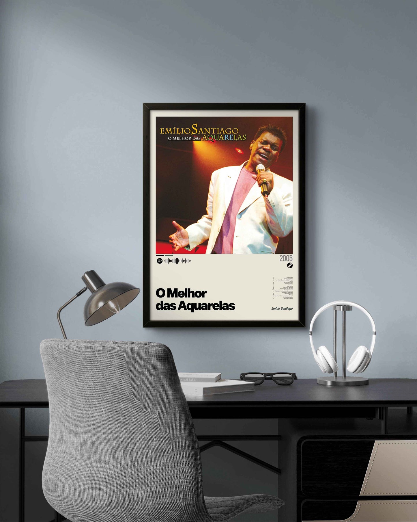 Quadro: O Melhor das Aquarelas (2005) por Emílio Santiago - Quadraê
