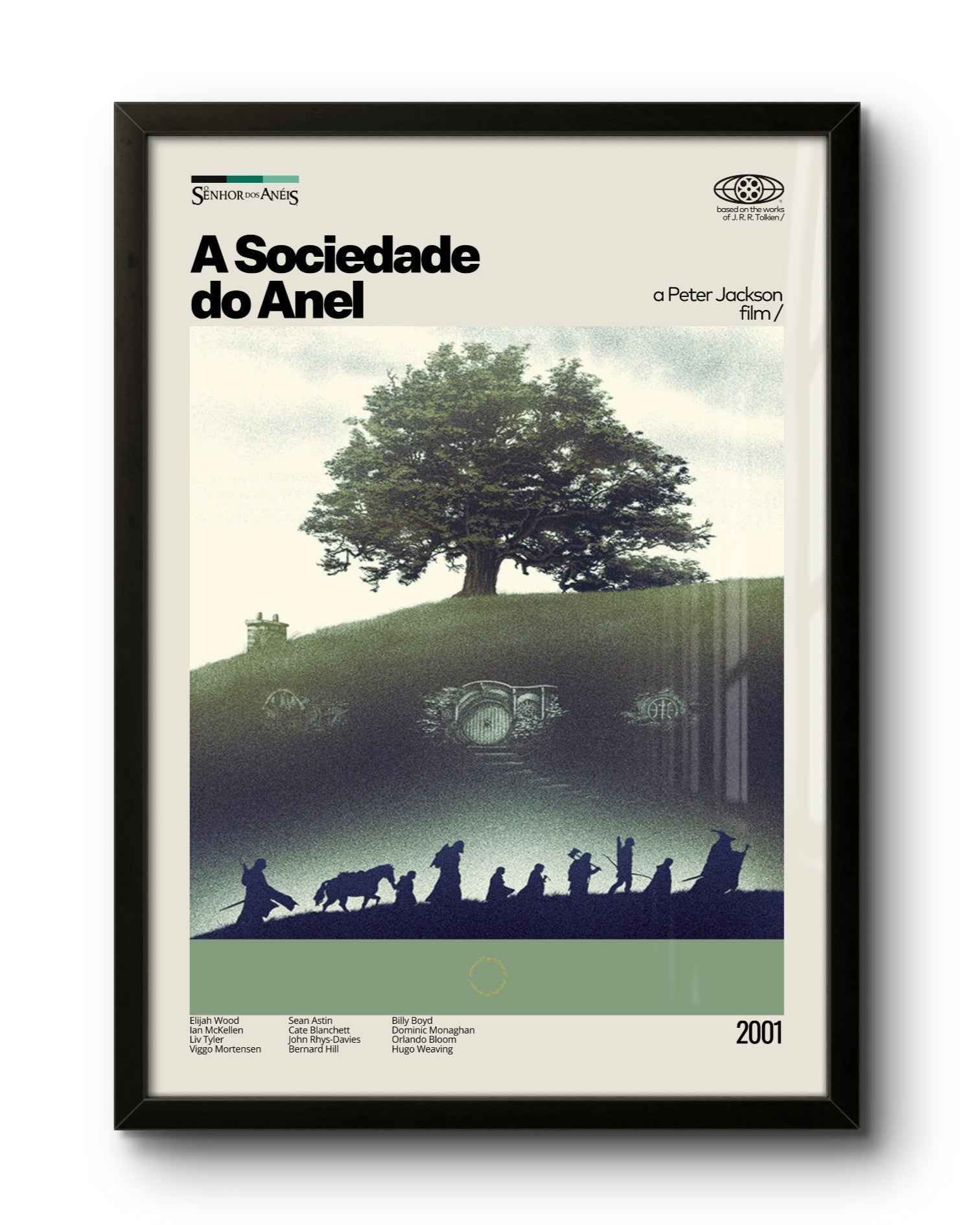 Quadro: O Senhor dos Anéis / A Sociedade do Anel (2001) v3