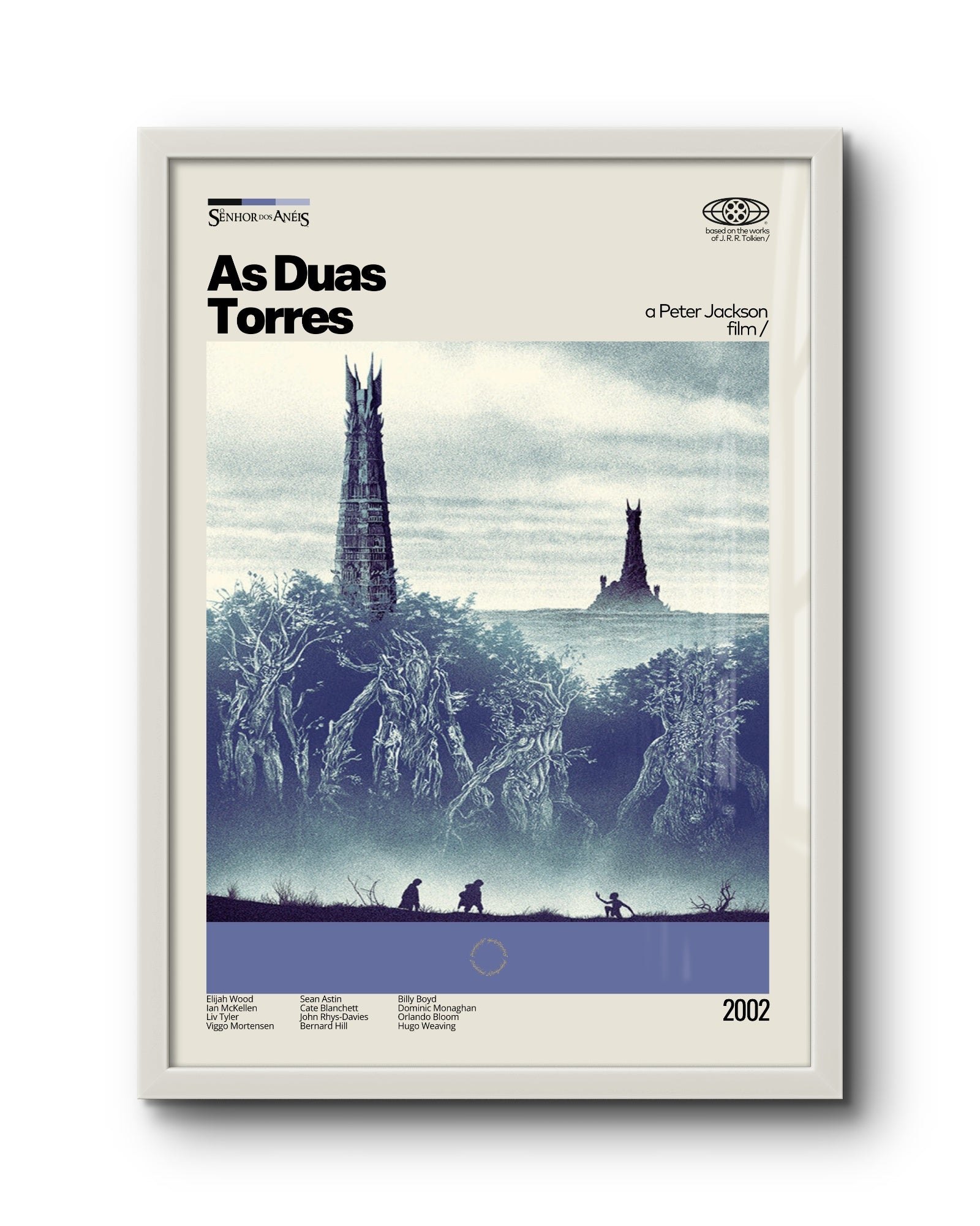 Quadro: O Senhor dos Anéis / As Duas Torres (2002) v3 - Quadraê