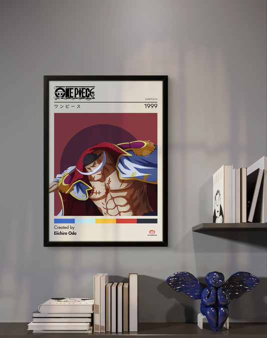Quadro: One Piece (1999) / Barbabranca - Quadraê