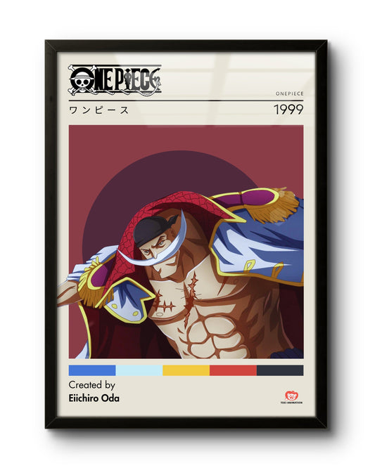 Quadro: One Piece (1999) / Barbabranca - Quadraê
