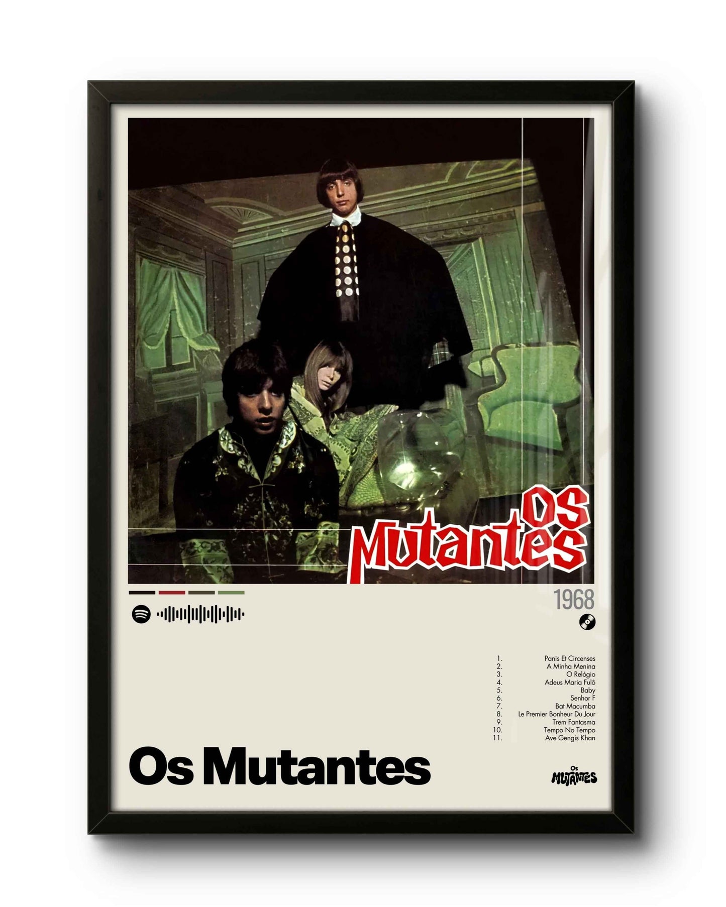 Quadro: Os Mutantes (1968) por Os Mutantes
